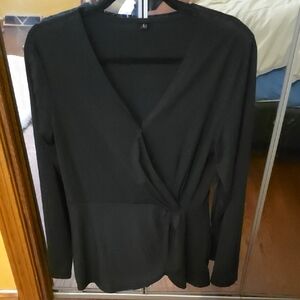 Elegant Black Women's Top